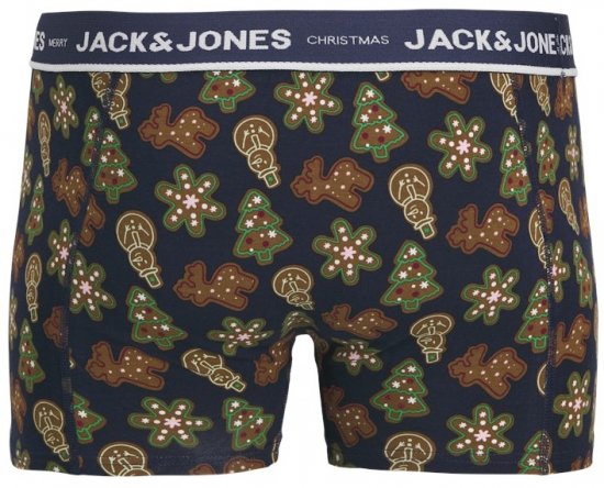 Jack & Jones Gingerbread Trunks 3-Pack Black - Sous-vêtements & bain - Sous-vêtements Grande Taille