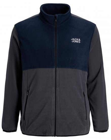 Jack & Jones Hype Fleece Ombre Blue - Vestes - Vestes homme grandes tailles