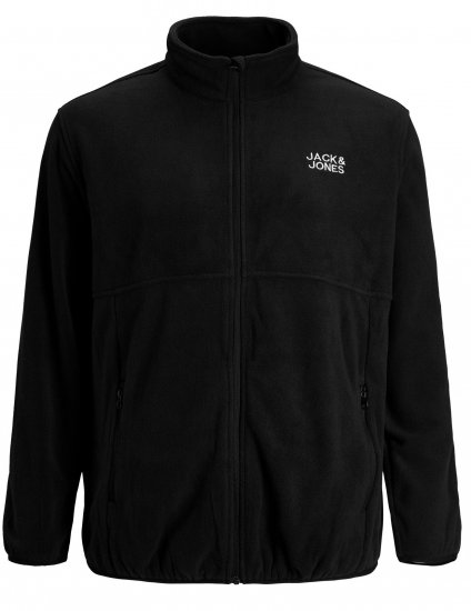 Jack & Jones Hype Fleece Black - Vestes - Vestes homme grandes tailles