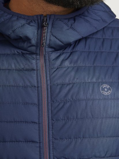 Jack & Jones MULTI QUILTED SET-IN Sleeves Jacket Navy Blazer - Vestes - Vestes homme grandes tailles