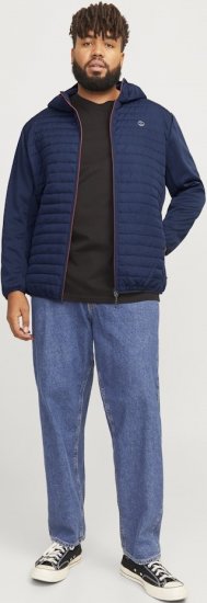 Jack & Jones MULTI QUILTED SET-IN Sleeves Jacket Navy Blazer - Vestes - Vestes homme grandes tailles
