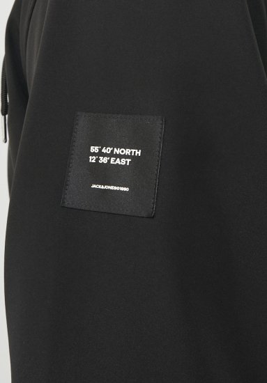 Jack & Jones BASIC Water-Resistant Softshell Jacket Black - Vestes - Vestes homme grandes tailles
