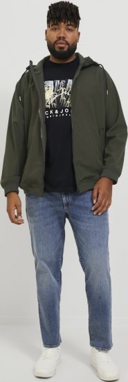 Jack & Jones BASIC Water-Resistant Softshell Jacket Green - Vestes - Vestes homme grandes tailles