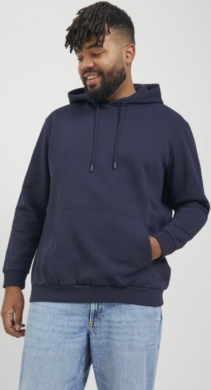 Jack & Jones BRADLEY Hoodie Navy Blazer - Sweatshirts & hoodies - Sweatshirts/Hoodies grande taille homme