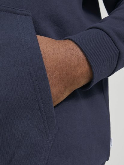 Jack & Jones BRADLEY Hoodie Navy Blazer - Sweatshirts & hoodies - Sweatshirts/Hoodies grande taille homme