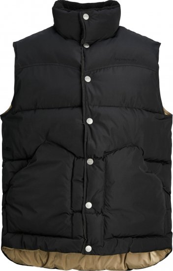 Jack & Jones JORLAKEWOOD BODYWARMER Black - Vestes - Vestes homme grandes tailles