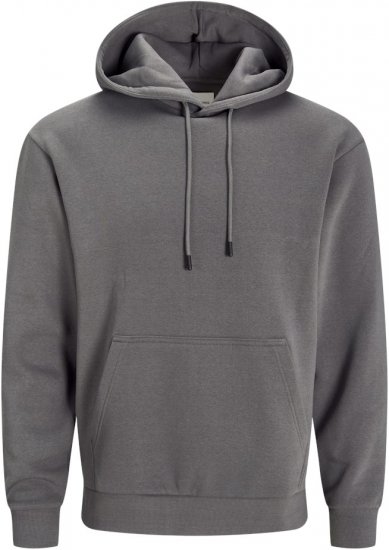 Jack & Jones BRADLEY Hoodie Grey - Sweatshirts & hoodies - Sweatshirts/Hoodies grande taille homme