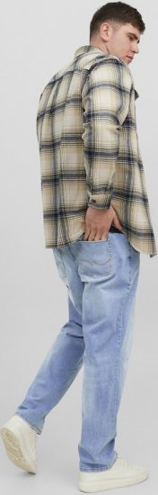 Jack & Jones MIKE JORIGINAL SQ 330 Jeans Blue Denim - Jeans et pantalons - Jeans et Pantalons grande taille 