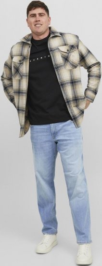 Jack & Jones MIKE JORIGINAL SQ 330 Jeans Blue Denim - Jeans et pantalons - Jeans et Pantalons grande taille 