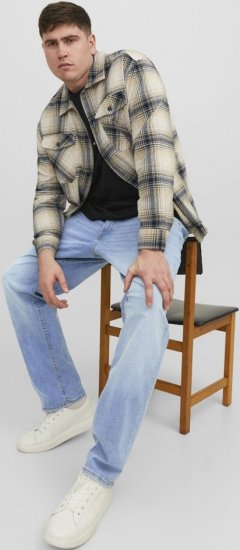 Jack & Jones MIKE JORIGINAL SQ 330 Jeans Blue Denim - Jeans et pantalons - Jeans et Pantalons grande taille 