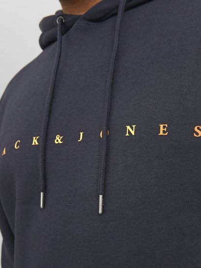 Jack & Jones STAR Hoodie Dark Navy - Sweatshirts & hoodies - Sweatshirts/Hoodies grande taille homme