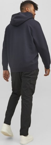 Jack & Jones STAR Hoodie Dark Navy - Sweatshirts & hoodies - Sweatshirts/Hoodies grande taille homme