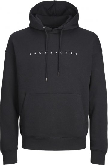 Jack & Jones STAR Hoodie Black - Sweatshirts & hoodies - Sweatshirts/Hoodies grande taille homme