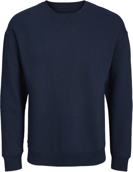 Jack & Jones BRADLEY Sweatshirt Navy Blazer - Sweatshirts & hoodies - Sweatshirts/Hoodies grande taille homme