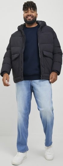 Jack & Jones BRADLEY Sweatshirt Navy Blazer - Sweatshirts & hoodies - Sweatshirts/Hoodies grande taille homme