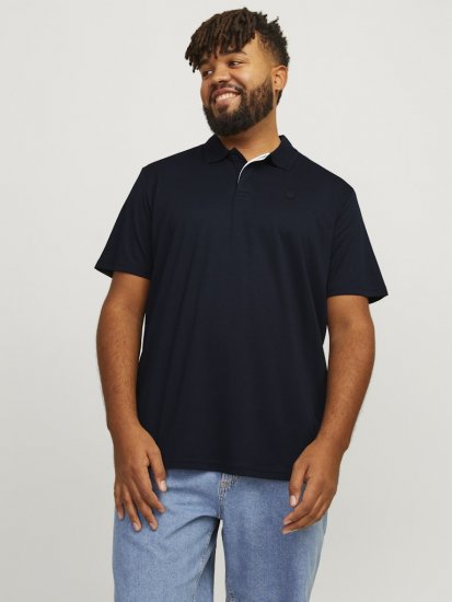 Jack & Jones Rodney Polo Shirt Night Sky - Polos - Polos homme grande taille