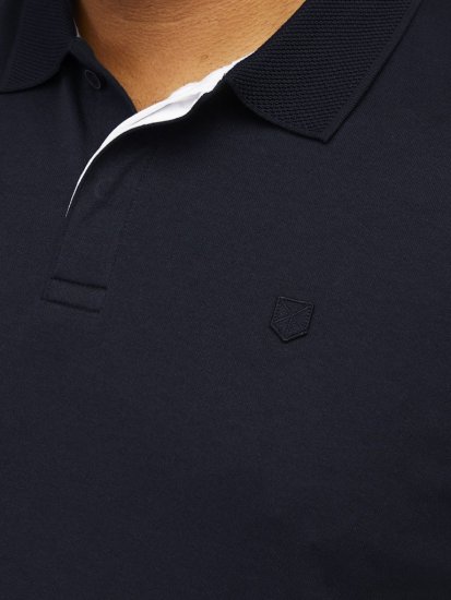 Jack & Jones Rodney Polo Shirt Night Sky - Polos - Polos homme grande taille