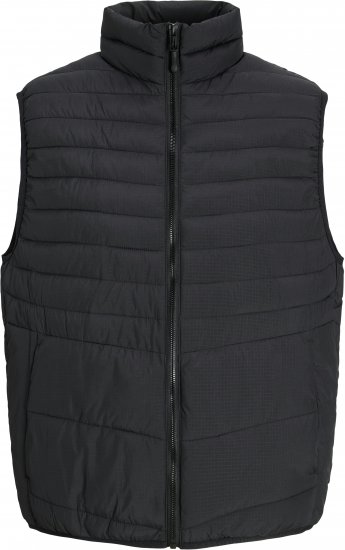 Jack & Jones STATE Vest Black - Vestes - Vestes homme grandes tailles