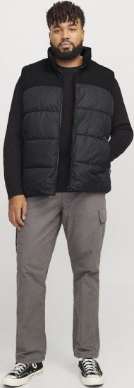 Jack & Jones MOON Bodywarmer Black - Vestes - Vestes homme grandes tailles