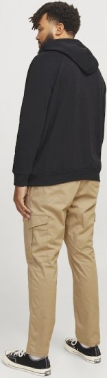 Jack & Jones CALEB Hoodie Black - Sweatshirts & hoodies - Sweatshirts/Hoodies grande taille homme
