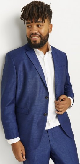 Jack & Jones SOLARIS Blazer Medieval Blue - Costumes - Costumes grandes tailles 