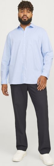 Jack & Jones ARMA LS Shirt Cashmere Blue - Chemises - Chemises Grandes Tailles Hommes