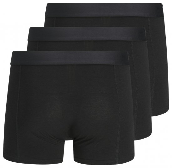 Jack & Jones BASIC BAMBOO Trunks 3-Pack Black - Sous-vêtements & bain - Sous-vêtements Grande Taille