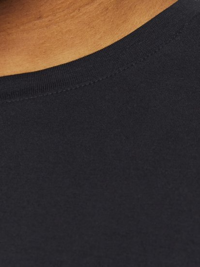 Jack & Jones CORP Logo Play 5 T-Shirt Black - T-shirts - T-shirts Homme Grande Taille