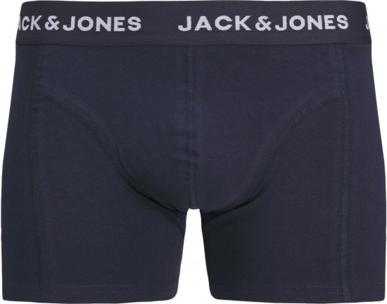 Jack & Jones SKULLROCK Trunks 3-Pack Navy Blazer - Sous-vêtements & bain - Sous-vêtements Grande Taille