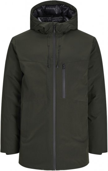 Jack & Jones PAYNE Windproof Parka Green - Vestes - Vestes homme grandes tailles