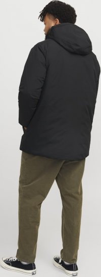 Jack & Jones PAYNE Windproof Parka Black - Vestes - Vestes homme grandes tailles