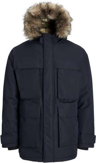 Jack & Jones STAR Parka Dark Navy - Vestes - Vestes homme grandes tailles