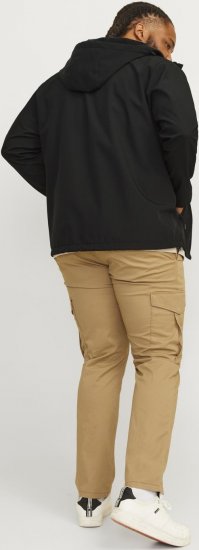 Jack & Jones JJTAYLOR Softshell Jacket Black - Vestes - Vestes homme grandes tailles