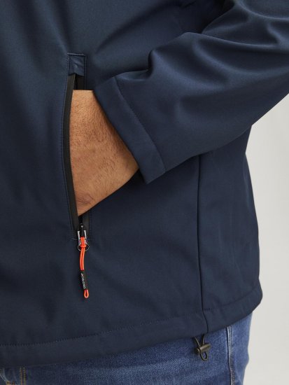 Jack & Jones JJTAYLOR Softshell Jacket Navy Blazer - Vestes - Vestes homme grandes tailles