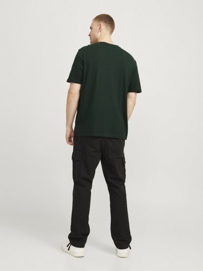 Jack & Jones XMAS Christmas Skull T-Shirt Dark Slate Grey - T-shirts - T-shirts Homme Grande Taille