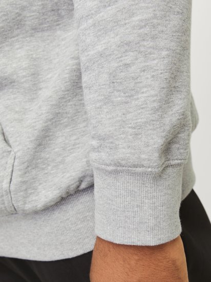 Jack & Jones JCOOUTDOOR Hoodie Light Grey - Sweatshirts & hoodies - Sweatshirts/Hoodies grande taille homme