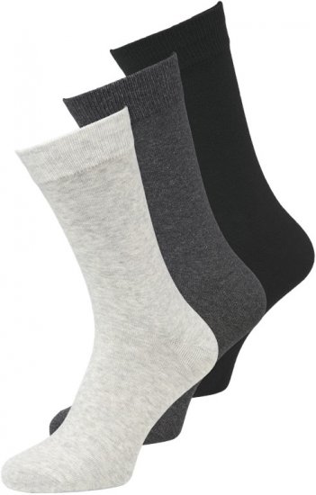 Jack & Jones RAFAEL Socks 3-Pack Grey - Sous-vêtements & Bain - Sous-vêtements Grande Taille