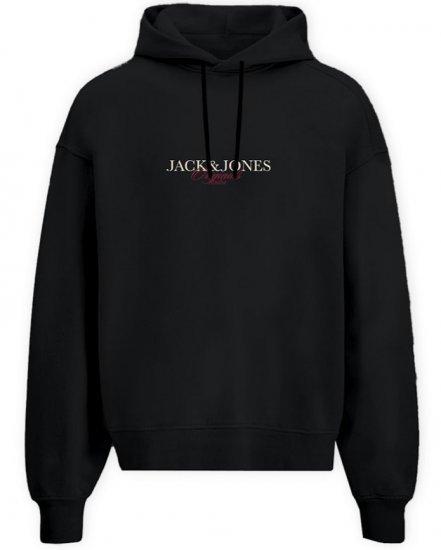 Jack & Jones Billyburg Sweatshirt Black - Sweatshirts & hoodies - Sweatshirts/Hoodies grande taille homme