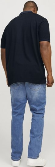 Jack & Jones PAULOS Short Sleeve Polo Dark Navy/PS - Polos - Polos homme grande taille