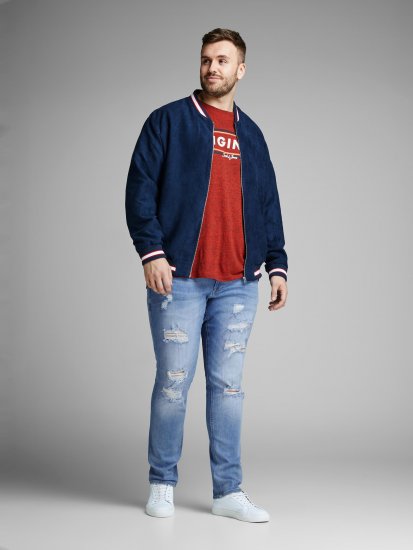 Jack & Jones Liam Jeans Blue Denim - Jeans et pantalons - Jeans et Pantalons grande taille 