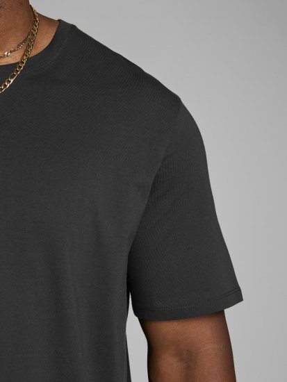 Jack & Jones Organic Basic T-shirt Black - T-shirts - T-shirts Homme Grande Taille