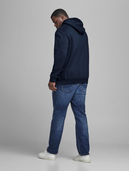 Jack & Jones Elogo Sweat Hood Navy Blazer - Sweatshirts & hoodies - Sweatshirts/Hoodies grande taille homme