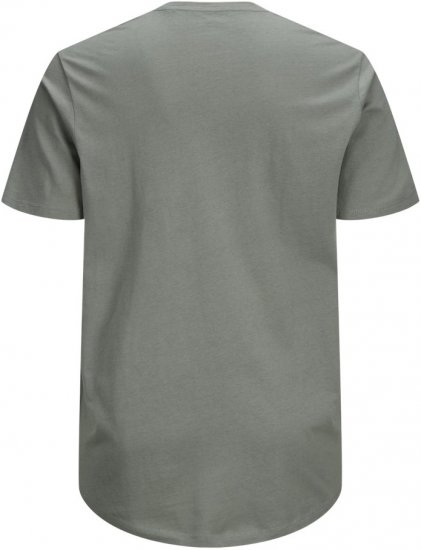 Jack & Jones NOA Crew Neck T-Shirt Grey - T-shirts - T-shirts Homme Grande Taille