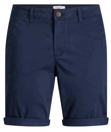 Jack & Jones JPSTBOWIE Chino Shorts Navy Blazer - Shorts - Shorts hommes grande taille