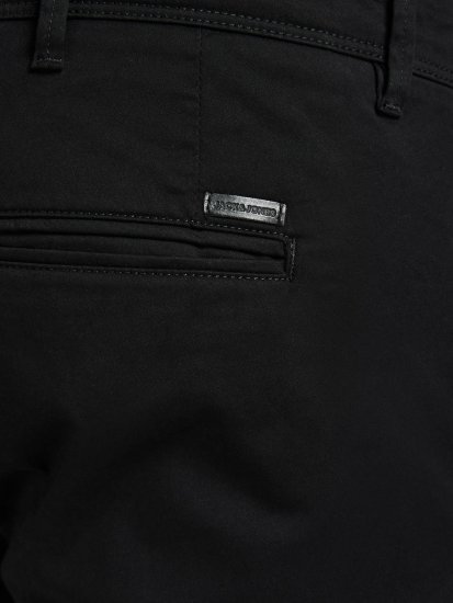 Jack & Jones JPSTBOWIE Chino Shorts Black - Shorts - Shorts hommes grande taille