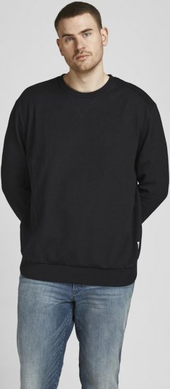 Jack & Jones Basic Sweatshirt Black - Sweatshirts & hoodies - Sweatshirts/Hoodies grande taille homme