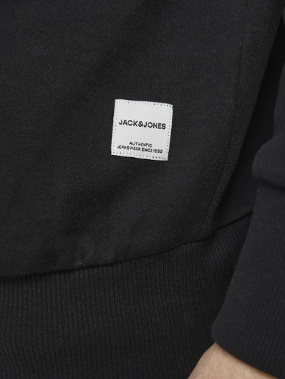 Jack & Jones Basic Sweatshirt Black - Sweatshirts & hoodies - Sweatshirts/Hoodies grande taille homme