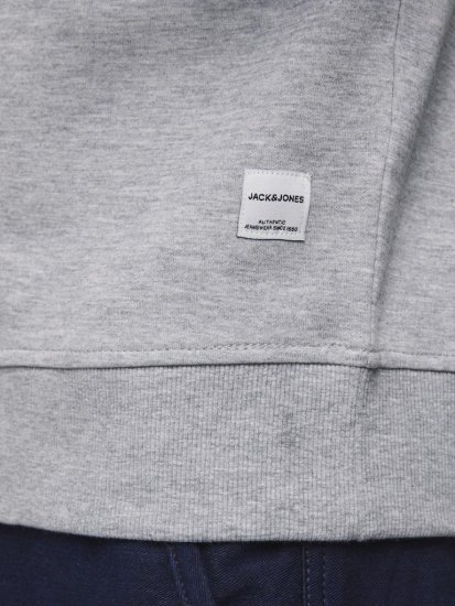 Jack & Jones Basic Sweatshirt Light Grey Melange - Sweatshirts & hoodies - Sweatshirts/Hoodies grande taille homme