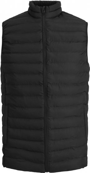 Jack & Jones JJERECYCLE BODYWARMER Black - Vestes - Vestes homme grandes tailles