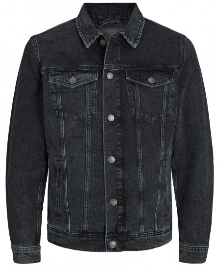 Jack & Jones JJIJEAN Denim Jacket Black Denim - Vestes - Vestes homme grandes tailles
